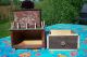 Antique Folk Art Paint Decorated Sewing Box W/ Pin Cushion & Drawer Fresh Find Primitives photo 5
