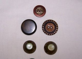 9 - Antique Celluloid Buttons - Purse - Craft - Art - Design - Sew photo