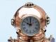 Copper Antique Inspired Divers Marine Diving Ship Helmet Desk Clock 12 