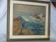 Seascape Oil On Panel Antique Painting Framed Other photo 9