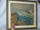Seascape Oil On Panel Antique Painting Framed Other photo 1