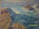 Seascape Oil On Panel Antique Painting Framed Other photo 6