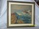 Seascape Oil On Panel Antique Painting Framed Other photo 7