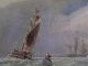 1839 Old Master Oil On Board Painting Ships Maritime Nautical Signed English Sh Other photo 4