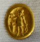 Ancient Roman Gold Bezel Insert - 1st Century Ad Roman photo 1