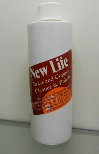 New Life Brass & Copper Cleaner Polish Removes Soil Oxidation To Shine photo