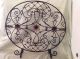 Pre 1980 Decorative Wrought Iron Footed Fireplace Cover; Great Perfect Metalware photo 1