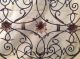 Pre 1980 Decorative Wrought Iron Footed Fireplace Cover; Great Perfect Metalware photo 2