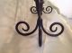Pre 1980 Decorative Wrought Iron Footed Fireplace Cover; Great Perfect Metalware photo 4