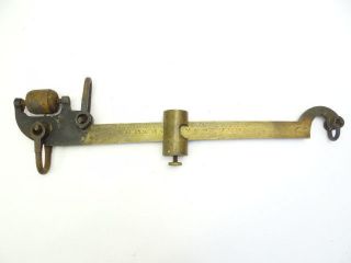Antique Old Metal Brass Fairbanks Weight Merchants Scale Arm Hardware Part photo