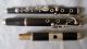 Antique Ebony Flute With Silver Fittings Musical Instruments (Pre-1930) photo 3