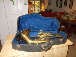 Antique Elkhart Tuba Horn Bilt By Buescher 1926 - 1930 photo