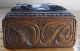 Vintage Maori Tiki Tribal Hand Carved Wooden Box - New Zealand Pacific Islands & Oceania photo 1