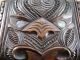 Vintage Maori Tiki Tribal Hand Carved Wooden Box - New Zealand Pacific Islands & Oceania photo 4