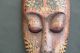 Gigantic Magnificent Hand Painted Wooden Mask Made Of One Piece Of Wood Vintage Pacific Islands & Oceania photo 3