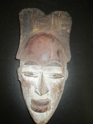 Nigeria: Old Tribal African Mask From Iljo. photo