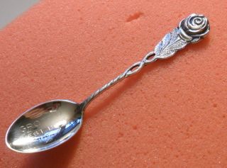 Old Swedish Silver Plate Souvenir Spoon Grotto Of The Redemption South Bend Iowa photo