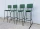 1950 ' S Modern Iron Bar Stools Set Of 4 Mid-Century Modernism photo 3