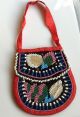 Antique Vintage Beaded Native Indian Purse Beadwork Bag Iroquois Native American photo 1