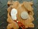 100% Natural Jade Jadeite Handmade Pendant White Flower Ruyi 7401 Necklaces & Pendants photo 5