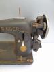 Antique Old Broken Metal Black Singer Af152089 Electric Cabinet Sewing Machine Sewing Machines photo 2