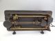 Antique Old Broken Metal Black Singer Af152089 Electric Cabinet Sewing Machine Sewing Machines photo 8