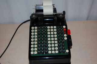 Vintage Burrough ' S Adding Machine Calculator Electric 1900s Antique Works Usa photo
