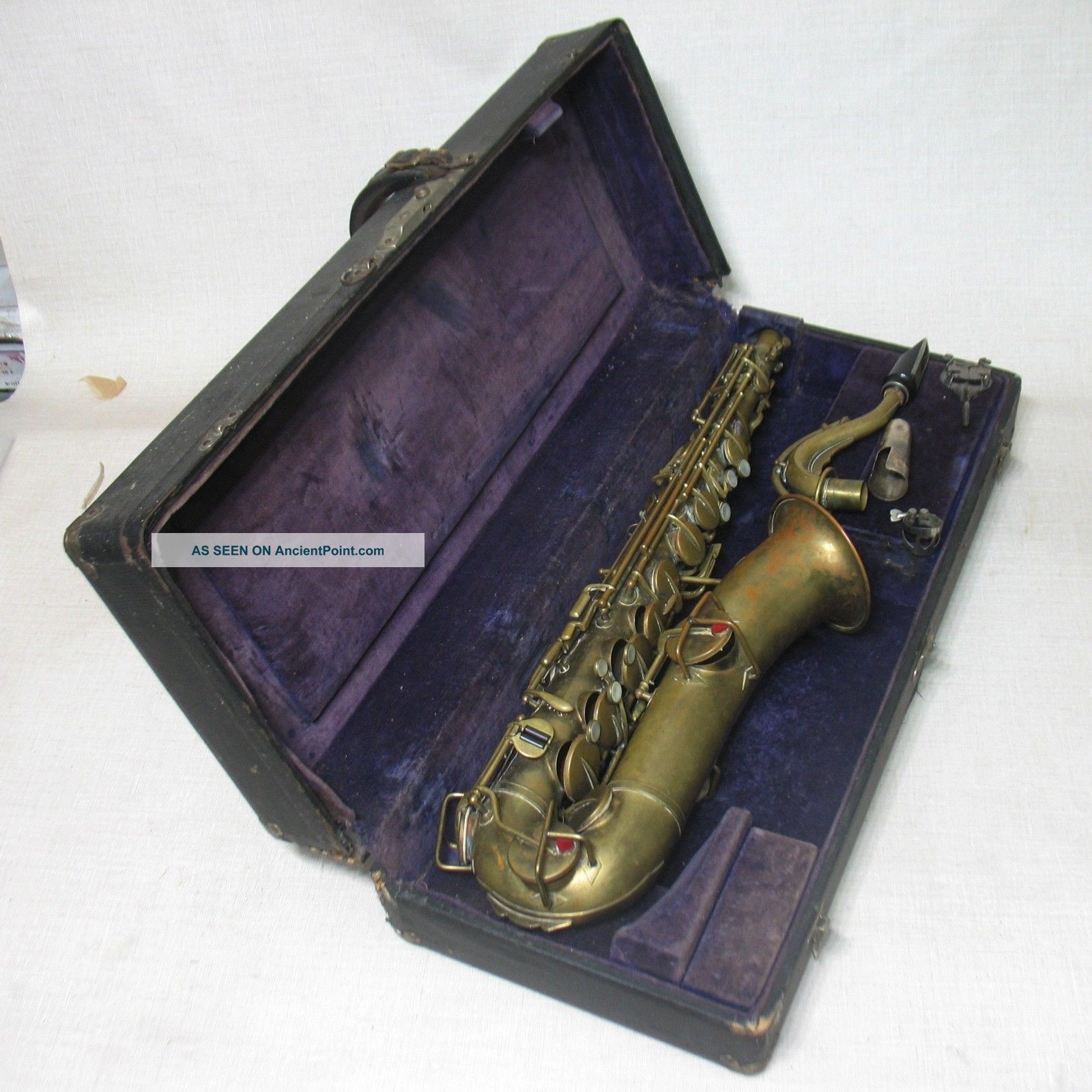 Antique Peter Edwards Co Boston Mass C Melody Sax Saxophone Low Pitch Buescher Other photo