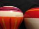 Mid Century Raymor Pottery Italy Ceramic Love/hate Vases Orange/red/white Rare Mid-Century Modernism photo 5