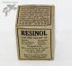 Resinol Milk Glass Medicine Bottle Jar 1933 W/box,  Instructions,  Germicidal Soap Bottles & Jars photo 3
