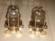 Rare Vintage Marine Brass Lights Set Of 2.  Mrine Vntage Lamps & Lighting photo 3