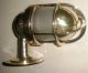 Rare Vintage Marine Brass Passage Light Set Of 2 Pcs.  Mrine Vntage Lamps & Lighting photo 1