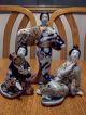 Antique Porcelain Imari Japanese Kutani Geisha Lady Figurine Asian Kabuki Statue Statues photo 1