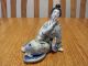 Antique Porcelain Imari Japanese Kutani Geisha Lady Figurine Asian Kabuki Statue Statues photo 8