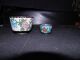 Antique Chinese Cloisonne Enamel Cups 1800 ' S Cloisonne Cups Glasses & Cups photo 3