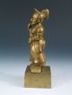 Antique Indian Brass Figure.  Ht: 6 Inches. India photo 4