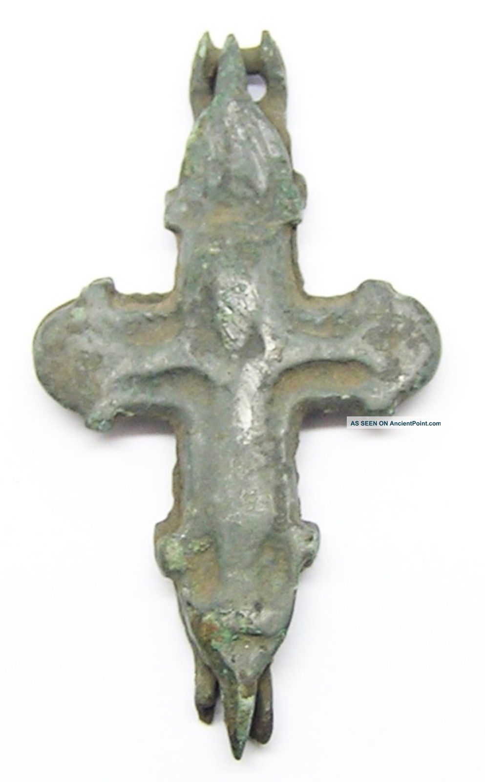 Intact Byzantine Double Sided Reliquary Cross Pendant C.  8th - 9th Century Ad Uncategorized photo