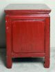 Chinese Antique Red & Black Lacquer Painted Cabinet Cabinets photo 2