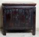 Chinese Antique Red & Black Lacquer Painted Cabinet Cabinets photo 3