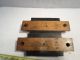 Vintage 2 - Piece Wood Foundry Pattern Caird Works Helena,  Mt (cc) Industrial Molds photo 4