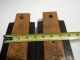 Vintage 2 - Piece Wood Foundry Pattern Caird Works Helena,  Mt (cc) Industrial Molds photo 7