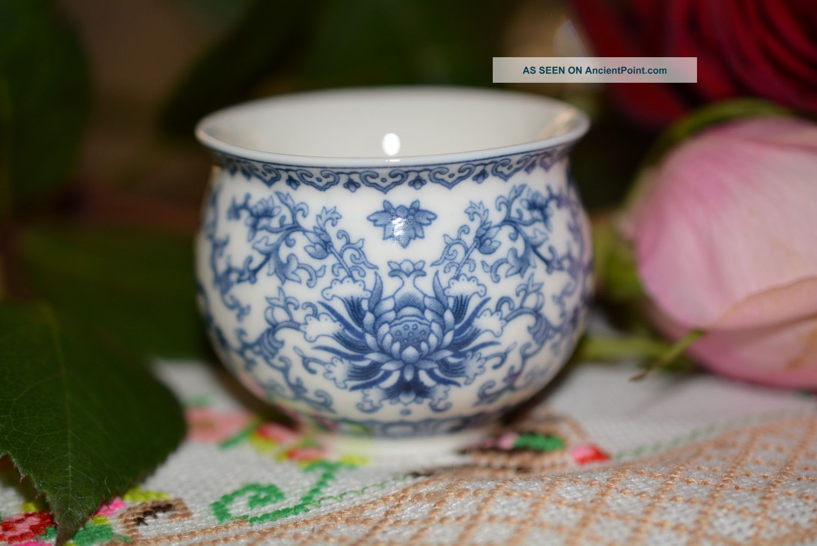 Vintage Chinesse Blue & White Small Bowl /pot Other photo