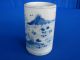 Gorgeous Antique Chinese Blue And White Porcelain Brush Pot Brush Pots photo 2