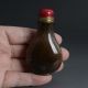 Chinese Brown&black Moss Natural Gray Agate Hollowed Well Snuff Bottle - Jr11477 Snuff Bottles photo 8