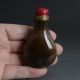 Chinese Brown&black Moss Natural Gray Agate Hollowed Well Snuff Bottle - Jr11477 Snuff Bottles photo 8