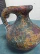 Very Old Handmade Stone Terracotta Painted Jug Vase Pitcher Art Artifact Pitchers photo 1