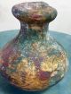 Very Old Handmade Stone Terracotta Painted Jug Vase Pitcher Art Artifact Pitchers photo 2