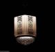 276 Vintage 30 ' S Art Deco Ceiling Lamp Light Fixture Glass Shade Chandeliers, Fixtures, Sconces photo 3