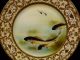 Exquisite & Rare Signed Nippon Gilt & Hand Painted Fish Plate - Circa 1900 Plates & Chargers photo 1