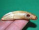 Antique African Drilled Lion Tooth Pendant Amulet Collected From The Congo Jewelry photo 1